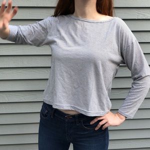 Madewell Rivet and Thread Tee Shirt Cropped